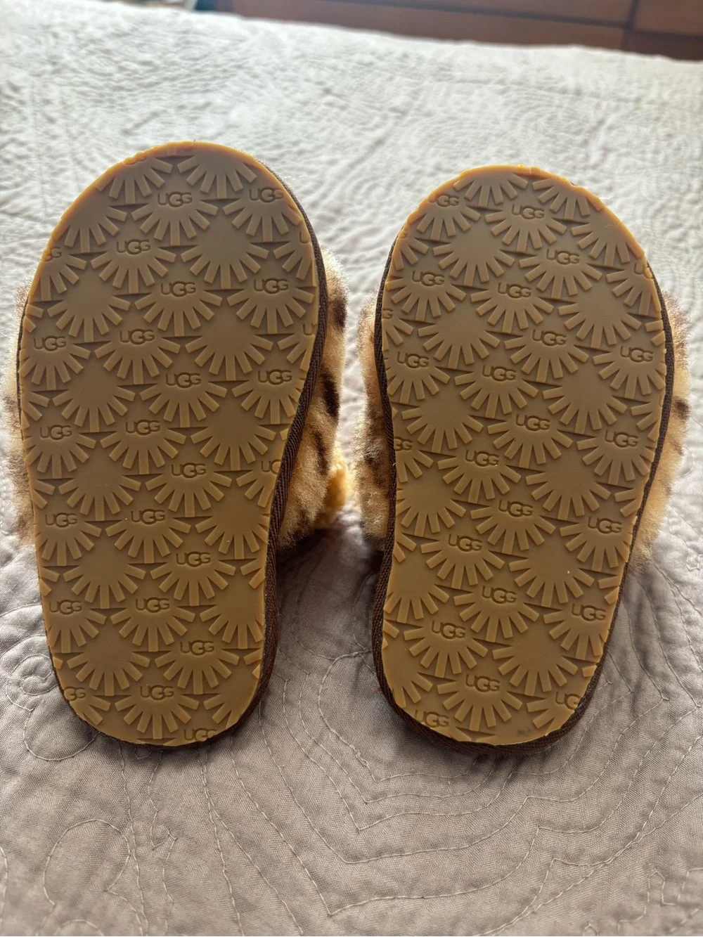 UGG Kids Plush Animal Slippers